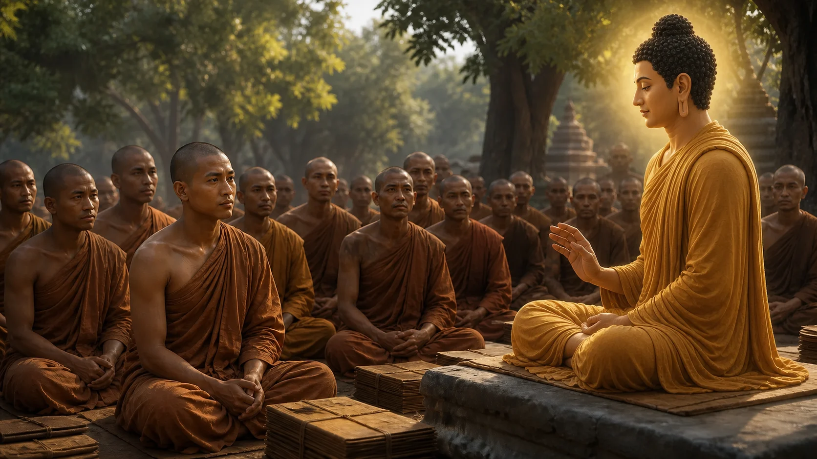 ภาพประกอบตอนที่ ๑๐ ฟังอย่างไรจึงจำได้