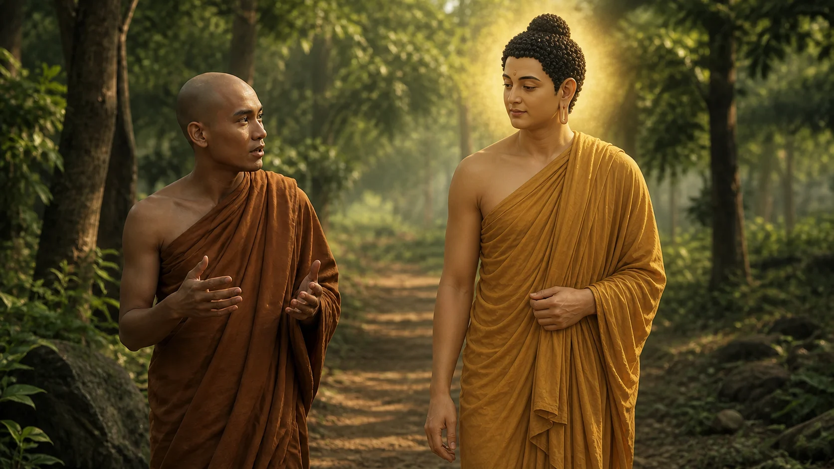 ภาพประกอบตอนที่ ๑๑ “กัลยาณมิตรคือทั้งหมดของพรหมจรรย์”