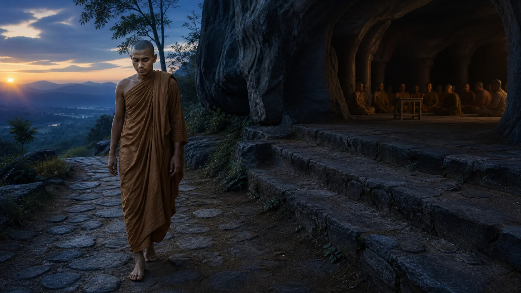 ภาพประกอบตอนที่ ๑๖ ที่นั่งซึ่งยังเข้าไปนั่งไม่ได้
