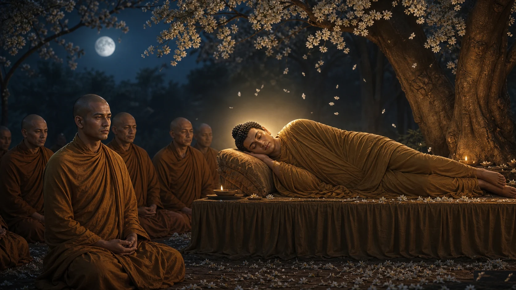 ภาพประกอบตอนที่ ๑๔ พระศาสดาในคืนสุดท้าย