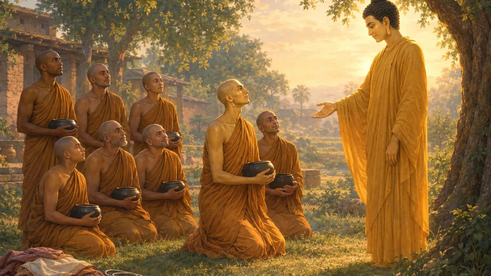 ภาพประกอบตอนที่ ๔ เอถ ภิกฺขโว