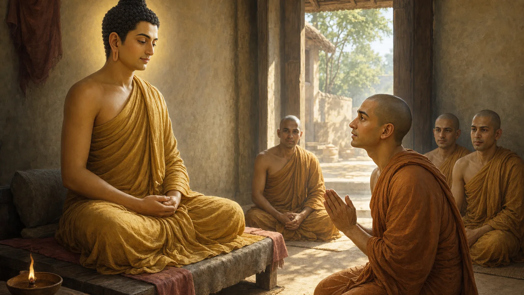 ภาพประกอบตอนที่ ๖ คำถามที่ต้องตอบตามจริง