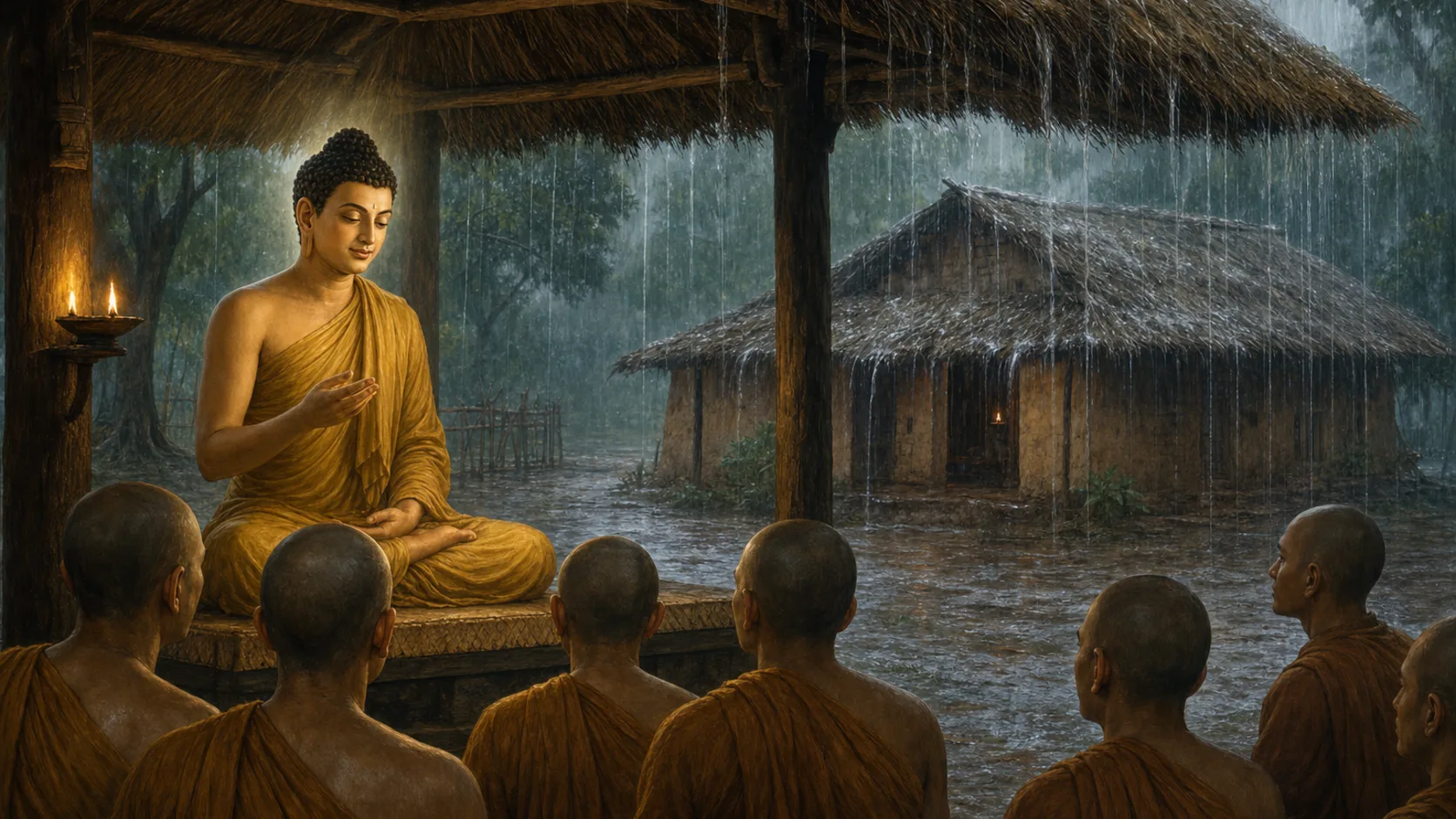ภาพประกอบตอนที่ ๑๓ เรือนที่มุงไม่ดี