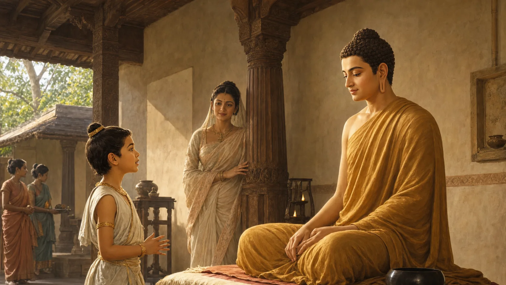 ภาพประกอบตอนที่ ๒ วันที่ได้เฝ้าพระบิดาเป็นครั้งแรก