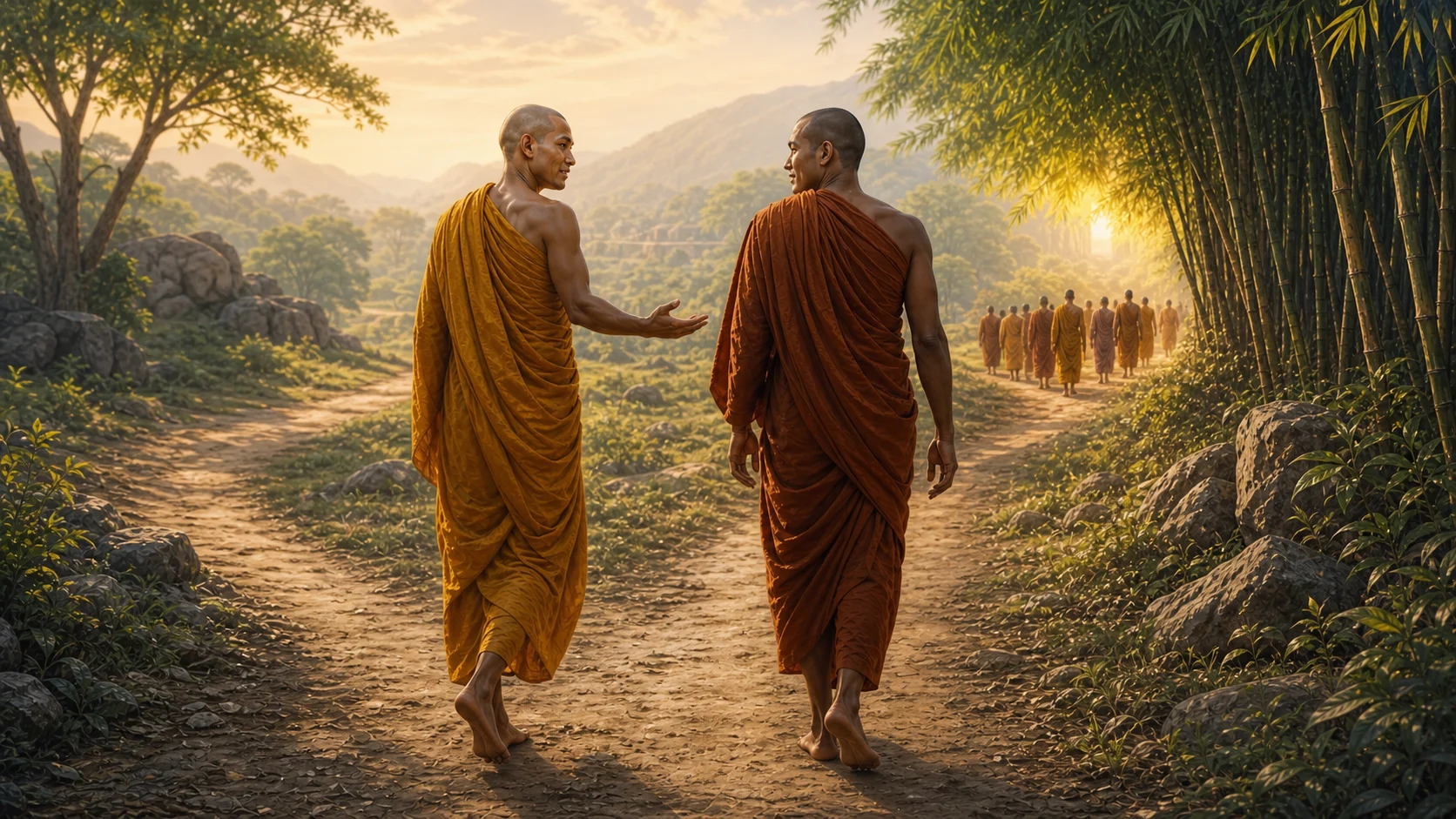 ภาพประกอบตอนที่ ๑๗ เพื่อนที่ไม่ทิ้งกันไว้ข้างหลัง