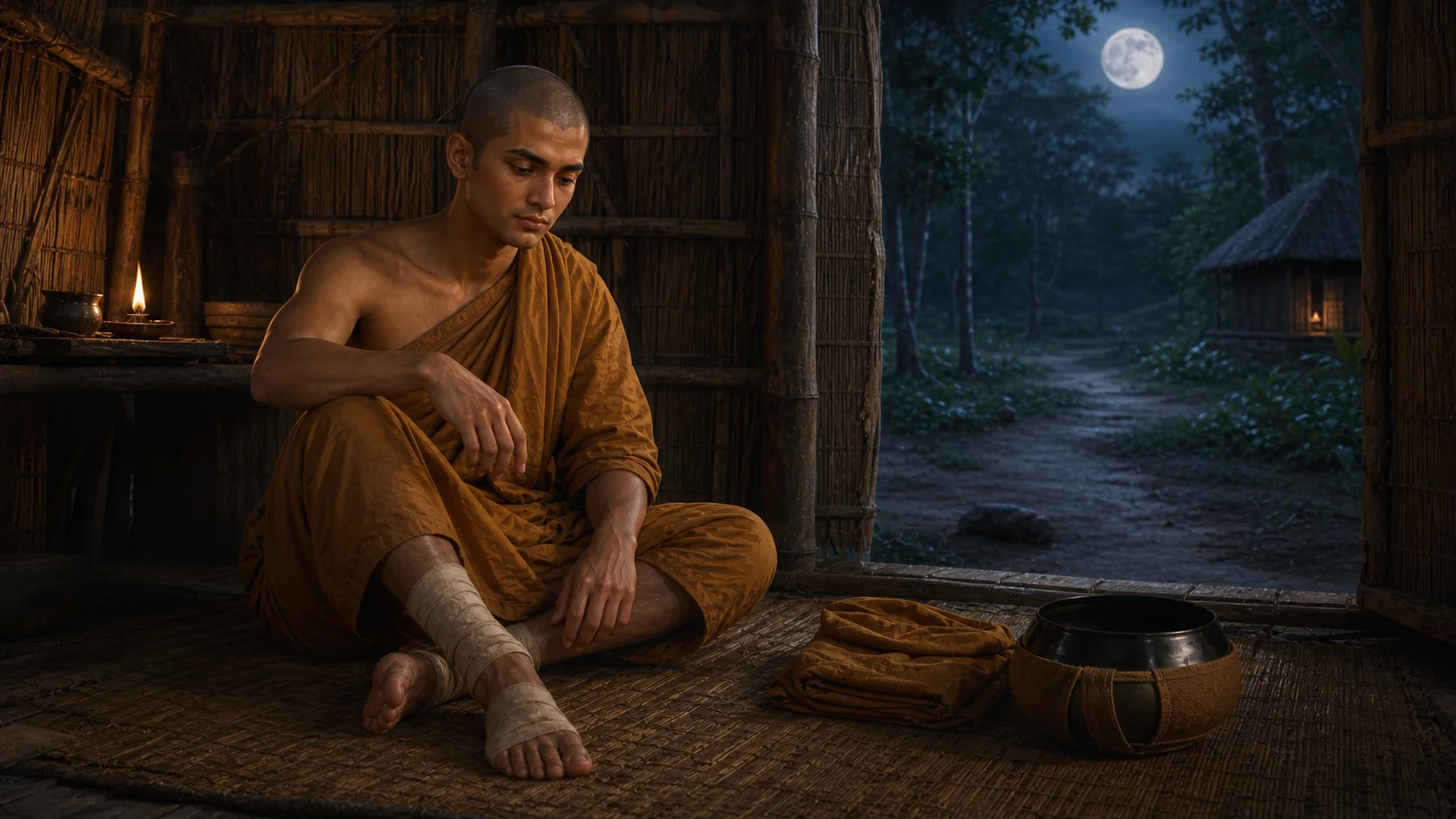 ภาพประกอบตอนที่ ๙ ความคิดของคนที่พยายามจนสุดกำลัง