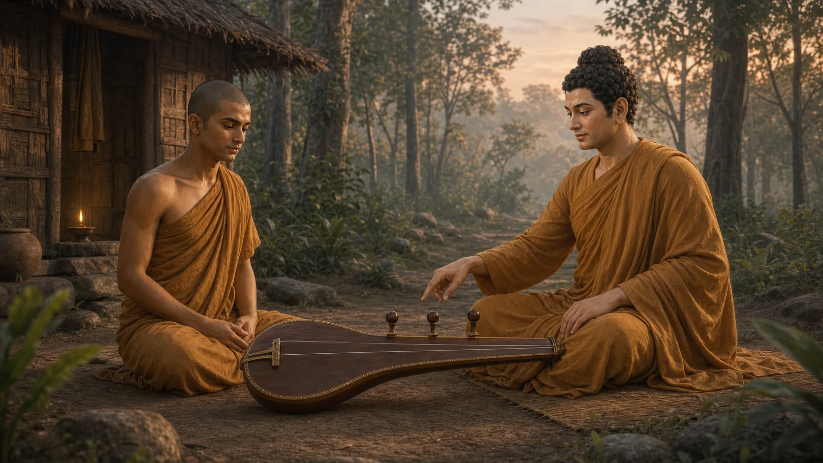 ภาพประกอบตอนที่ ๑๑ ความเพียรไม่ใช่การทำร้ายตัวเอง