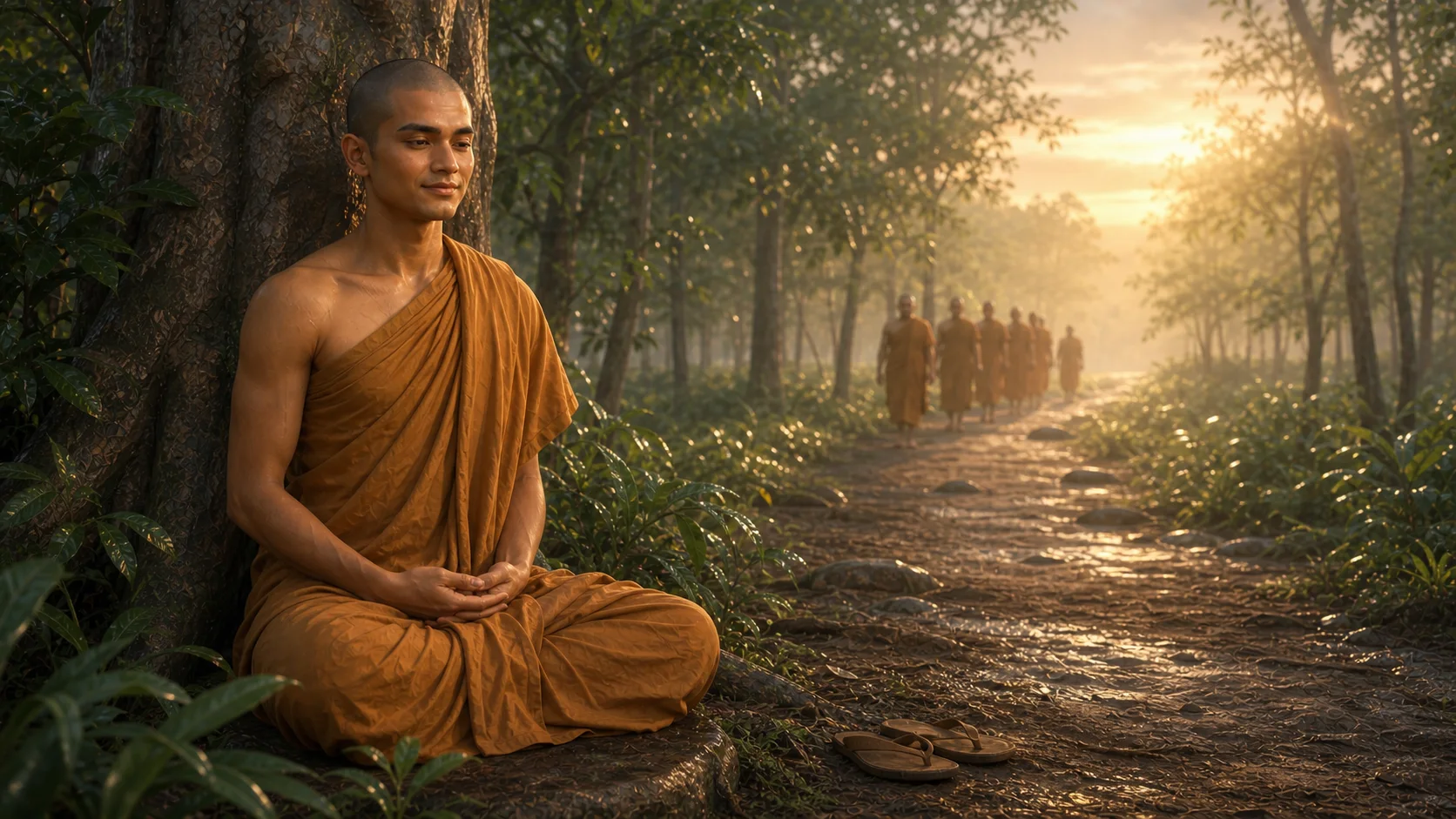 ภาพประกอบตอนที่ ๑๔ จากผู้เกือบสึก สู่ผู้เป็นเลิศด้านความเพียร