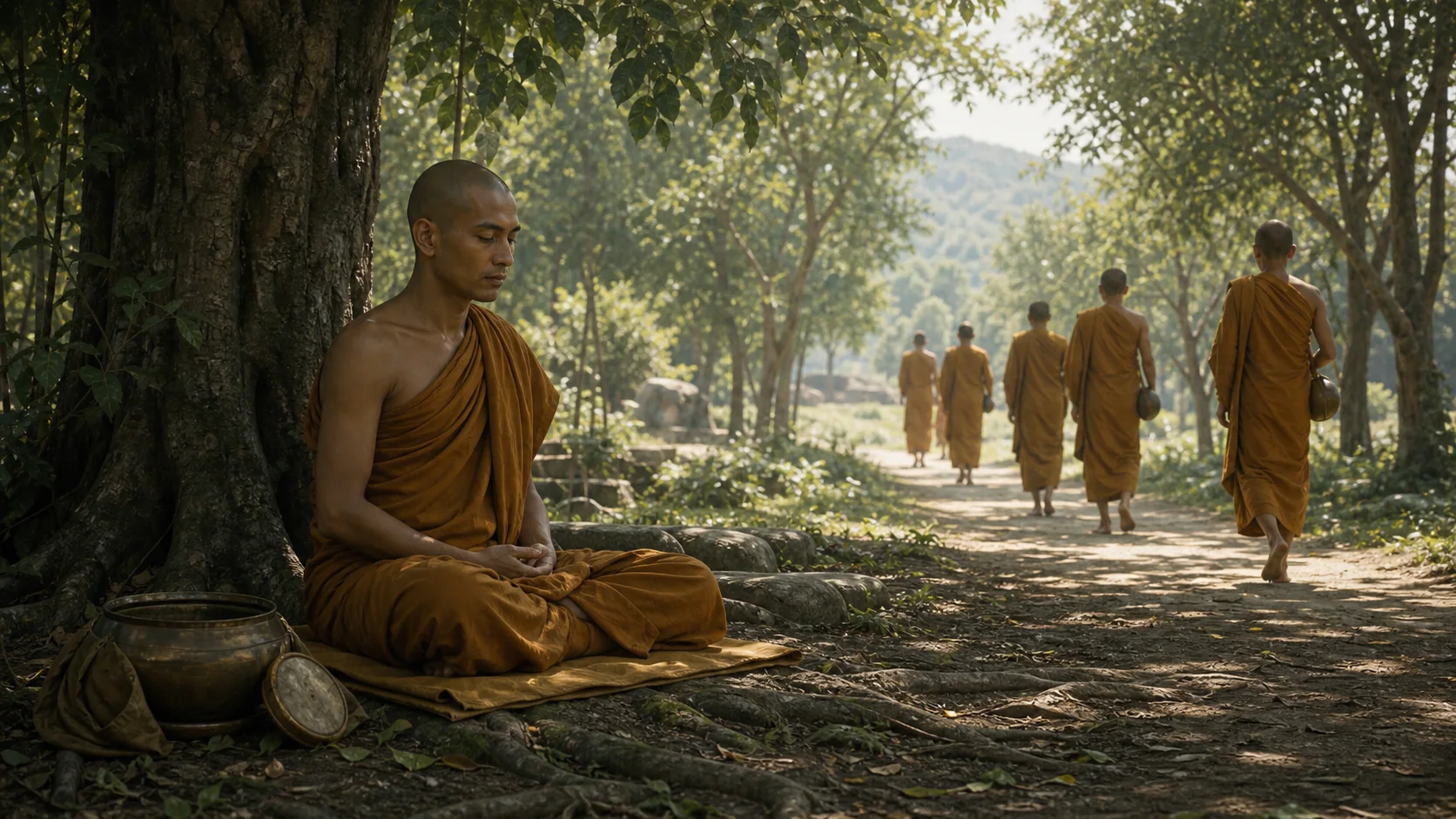 ภาพประกอบตอนที่ ๑๘ อย่ายึดติดกับภาพของคนมีความเพียร